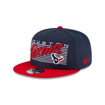 Houston Texans Gorra | New Era NFL Retro 9fifty Snapback Cap Mexico - Azules